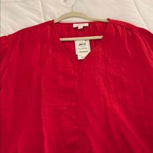 Charter Club Luxury Linen Blouse